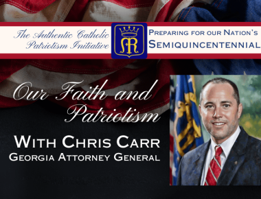 Authentic Catholic Patriotism Initiative Event, Jan. 27